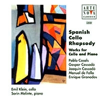 Emil Klein, Sorin Melinte Spanish Cello Rhapsody артикул 11454b.