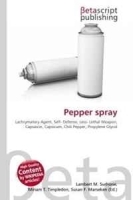 Pepper spray: Lachrymatory Agent, Self- Defense, Less- Lethal Weapon, Capsaicin, Capsicum, Chili Pepper, Propylene Glycol артикул 11481b.